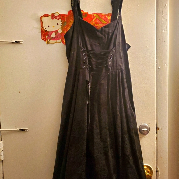 gothic swing dress